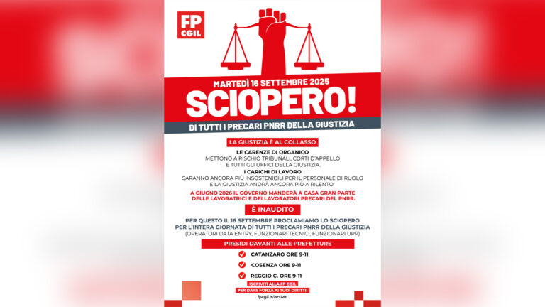 sciopero presidio di giust