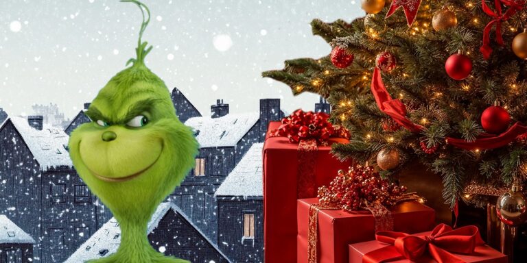 grinch e albero di Natale