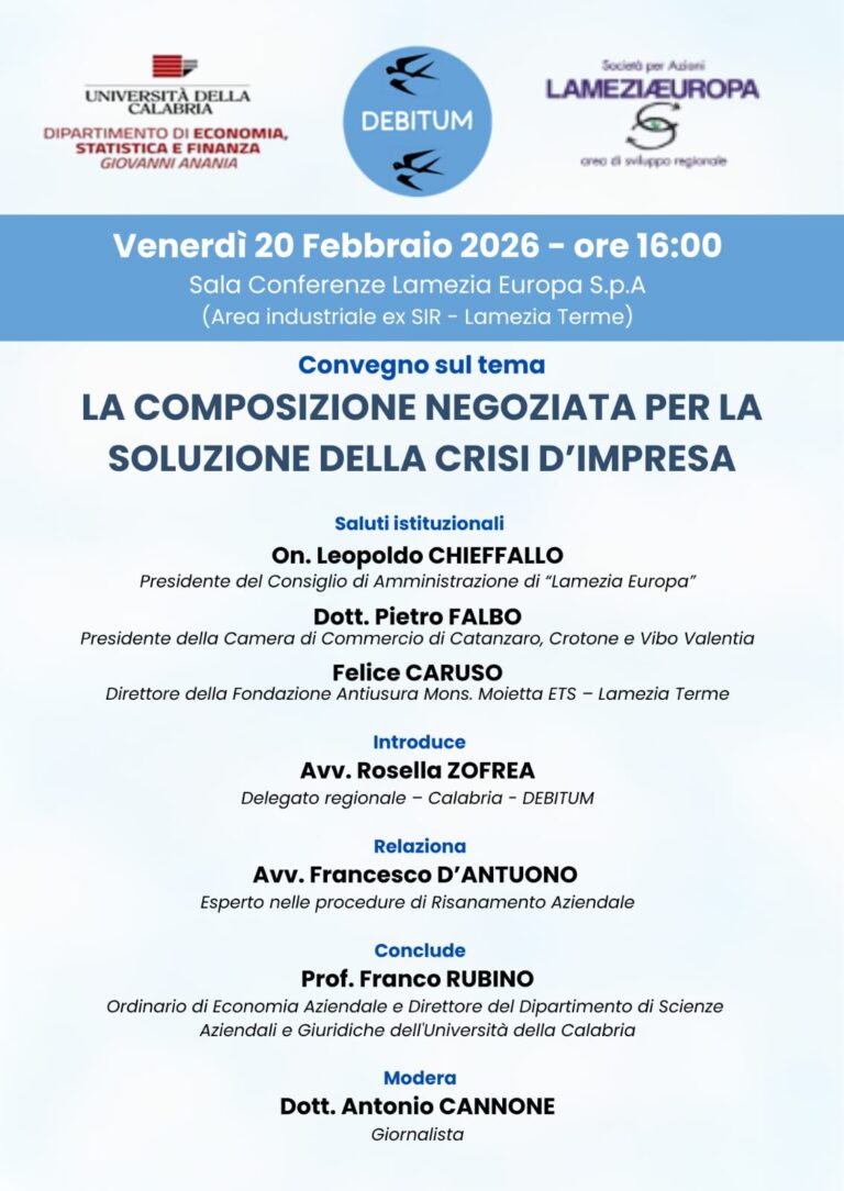 Locandina 20 Febbraio 2026 Debitum convegno
