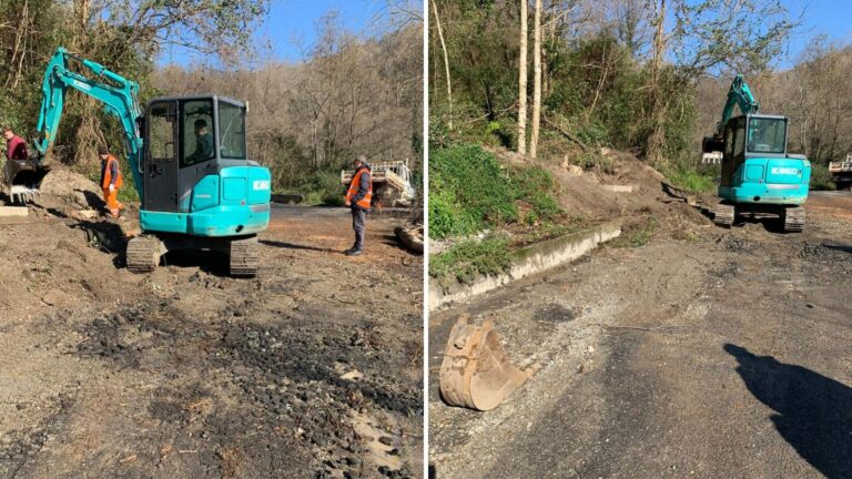 lavori sp 105 caronte mitoio