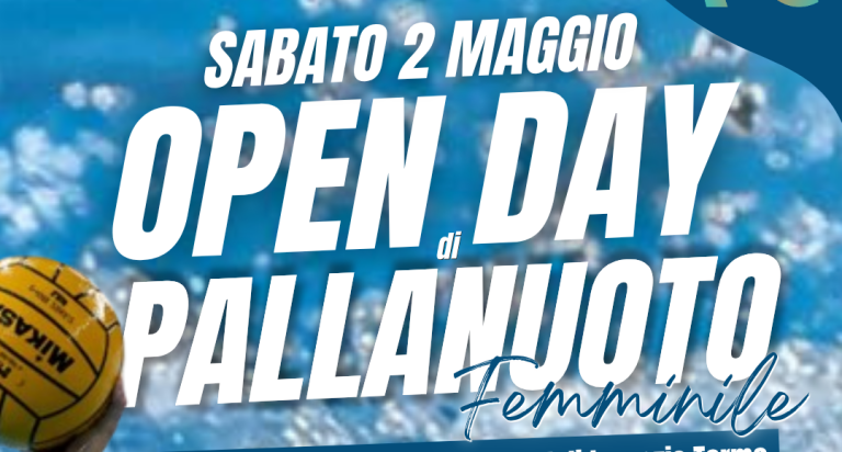 locandina Pallanuoto Femminile - OPEN DAY