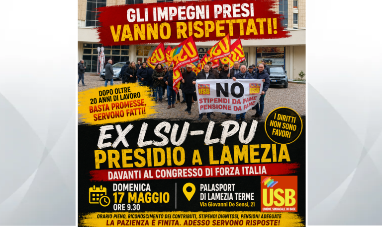 USB presidio Lamezia
