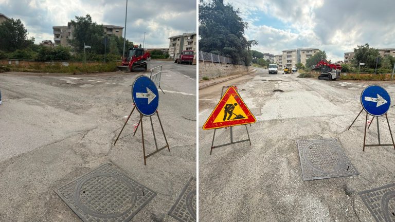 lavori via amendola lamezia