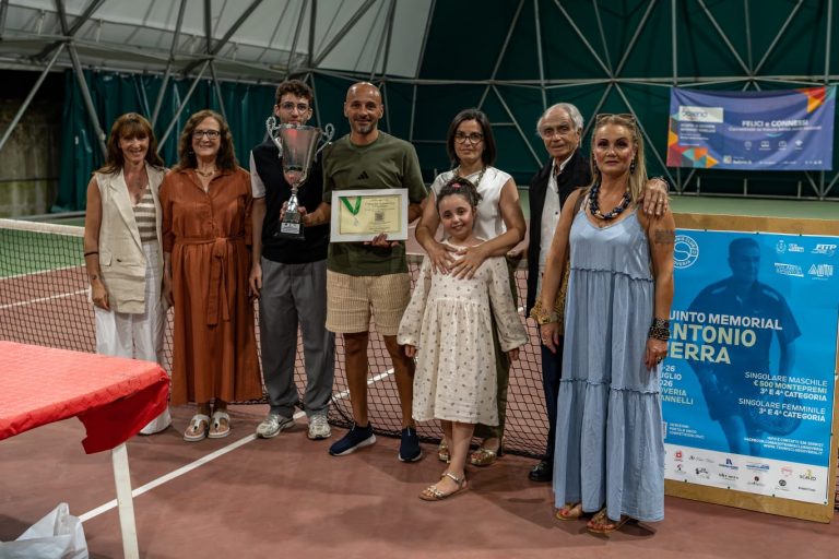 Il vincitore Lanciano con le famiglie Cerra-Rubbettino