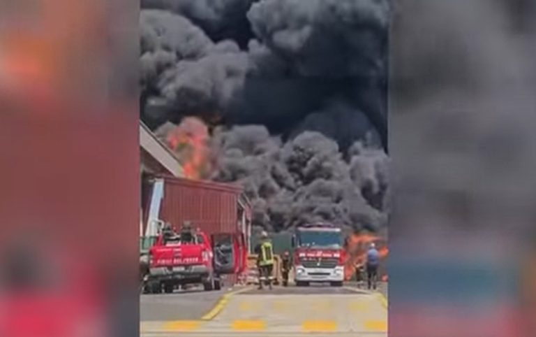 Incendio area ex Sir