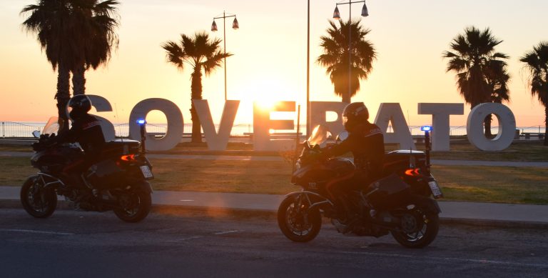 Soverato motociclisti ducati scritta alba