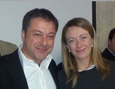 foto-Rosario-Aversa-e-Giorgia-Meloni