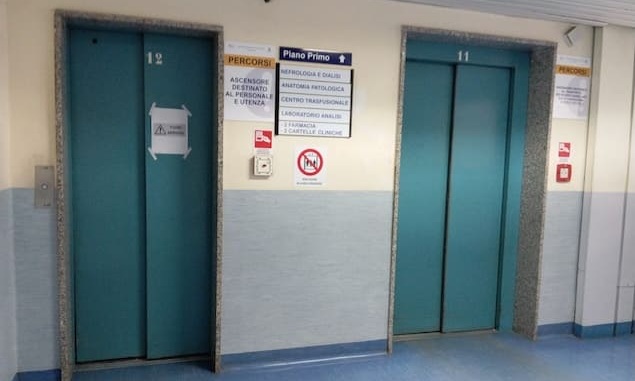 Lamezia ospedale ascensori