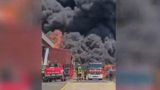 Incendio area ex Sir