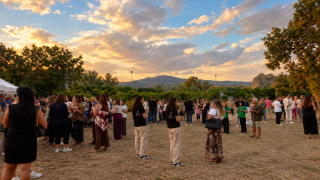 abbazia al tramonto