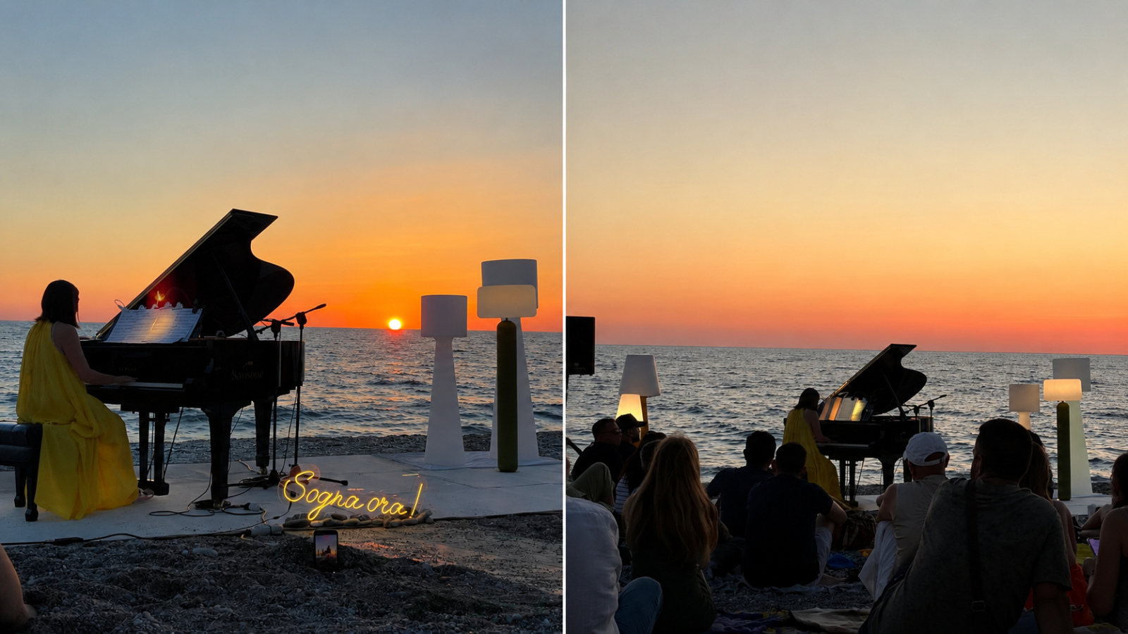 concerto sulla spiaggia