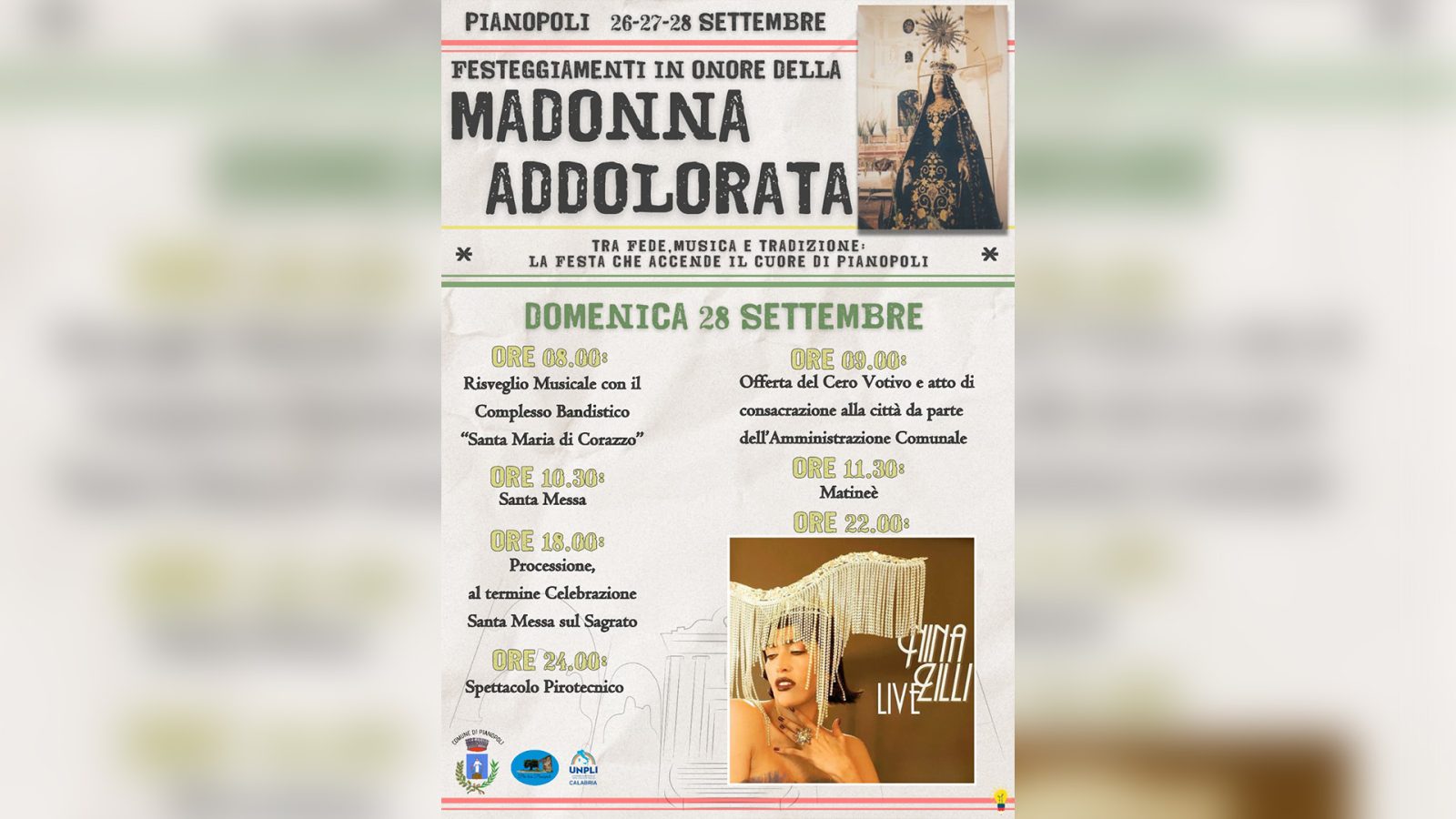 madonna addolorata evento