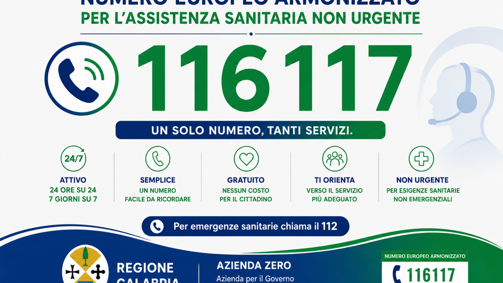 numero unico armonizzato