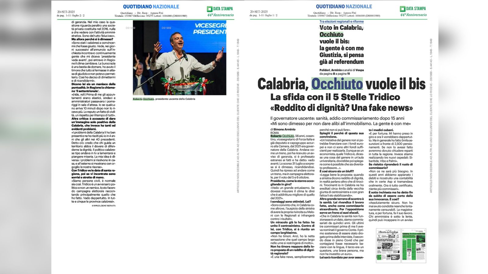 occhiuto ok